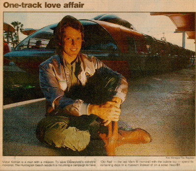 Front Page Article re Koman and Monorail